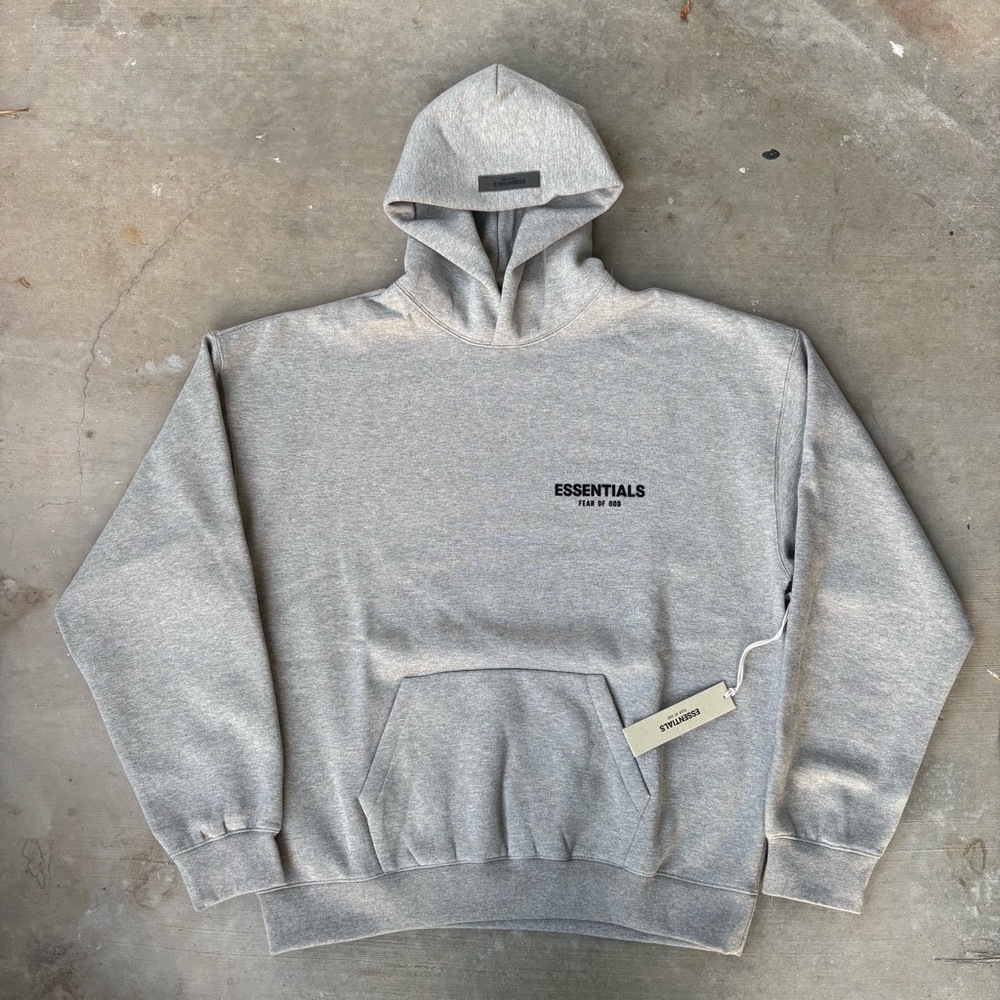 Essentials Gray Hoodie for Men